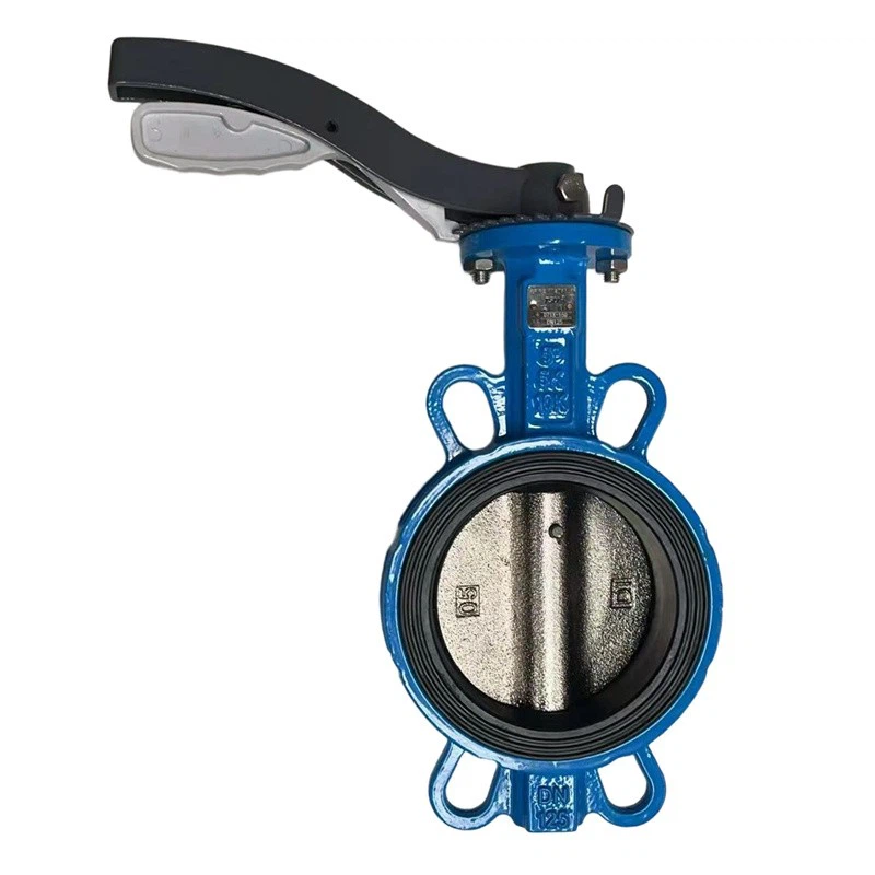 hand lever operated butterfly valve